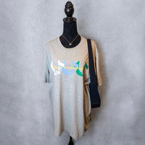 True Religion Ss Hs Overlay Horseshoe Logo Tee XL - Picture 3 of 8